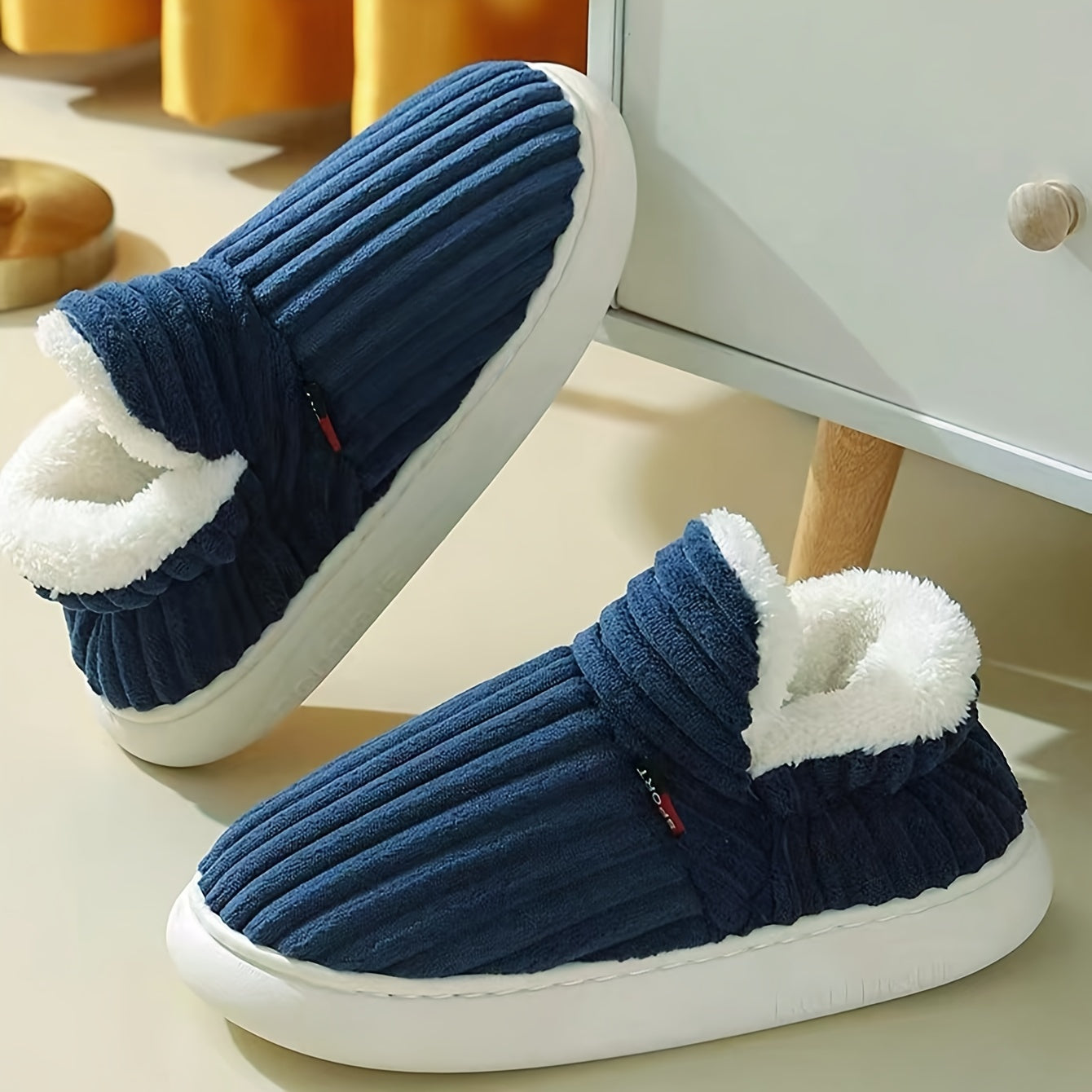 Zapatillas Invierno Peludas Calientes Mujer