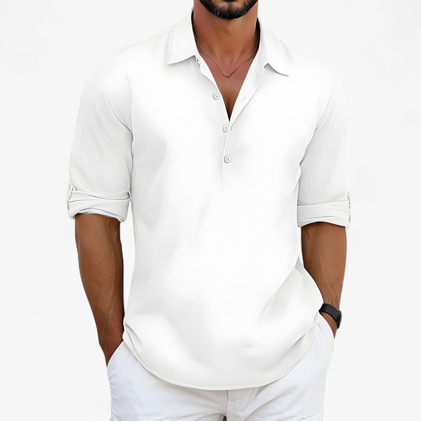 Camisa Polo Hombre Fresca Ligera Verano