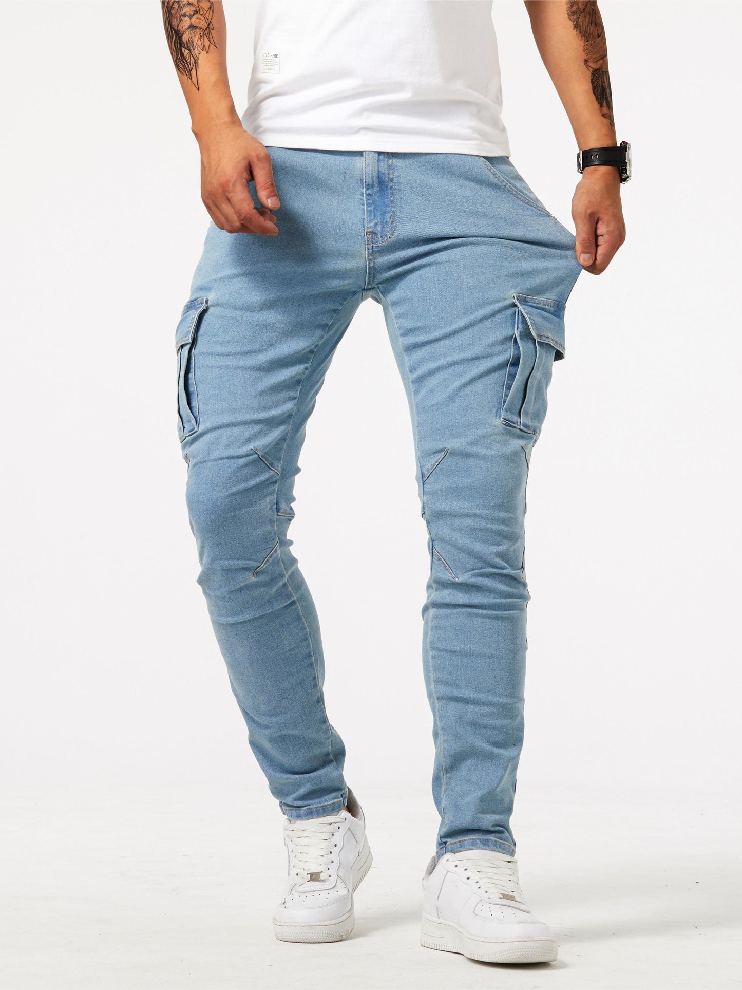 Pantalones Chinos Estrechos Urbanos