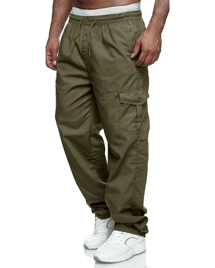 Pantalones cargo cómodos para hombre - Vestiria