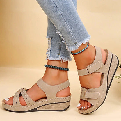 Sandalias ortopédicas suaves y cómodas para mujer