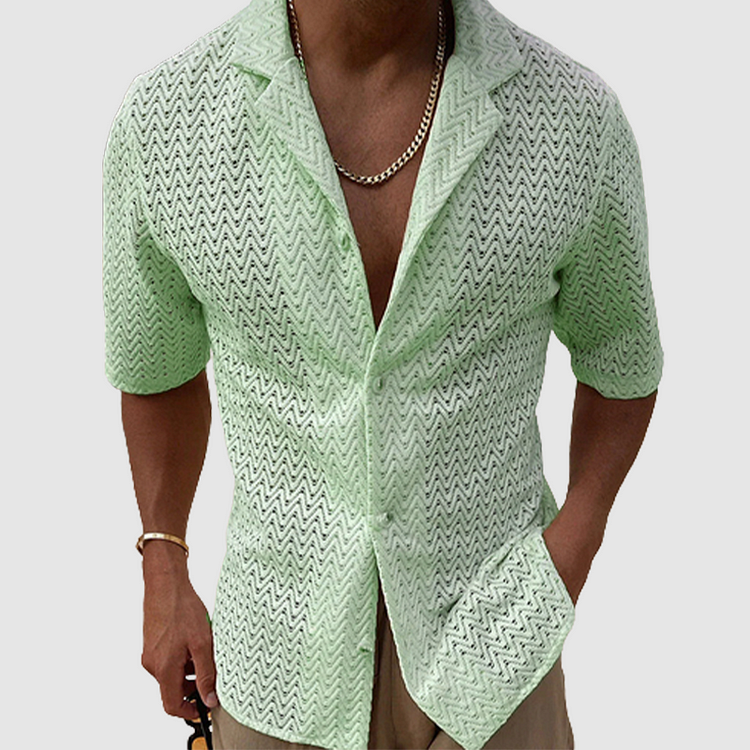 Camisa de punto básica elegante