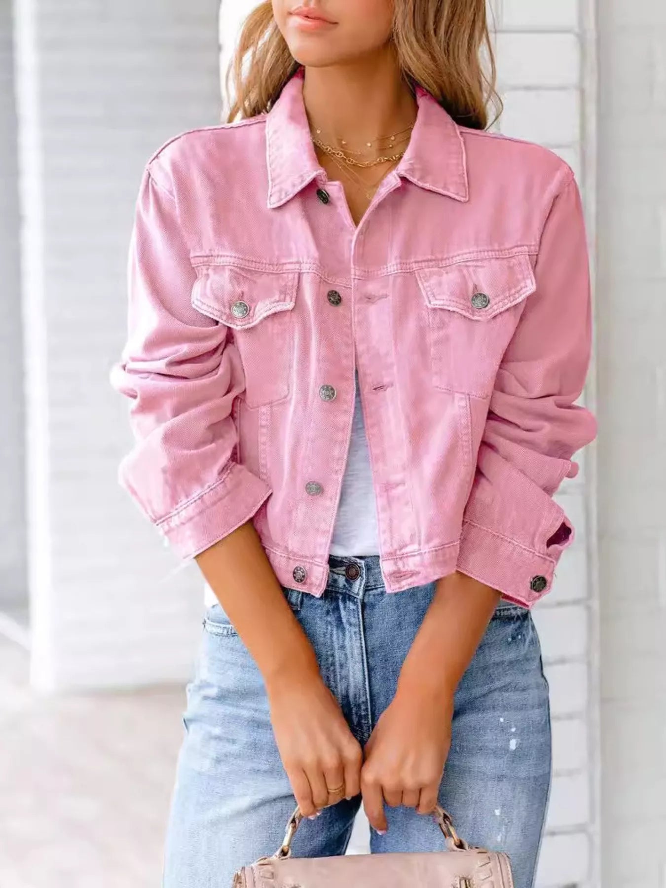 Chaquetilla Vaquera Mujer Corta Moda