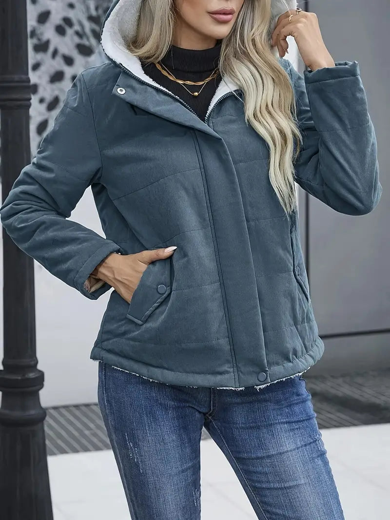 Chaqueta Acolchada Cremallera Abre y Cierra