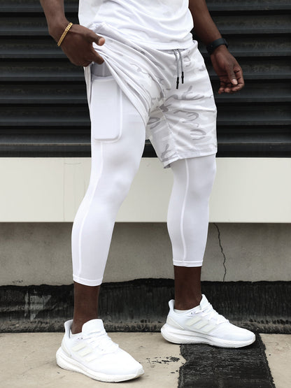 Pantalones Cortos Deportivos 2 en 1 - Vestiria