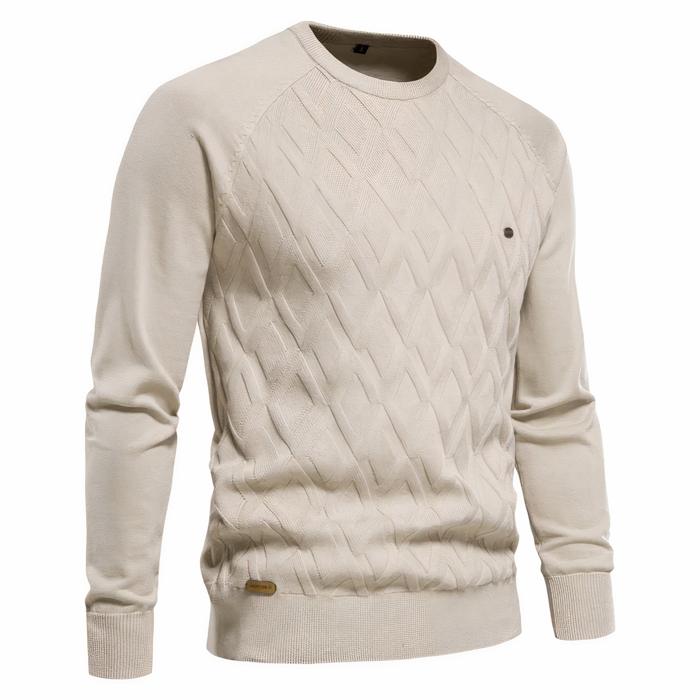 Jersey de punto rombos hombre moderno - Vestiria