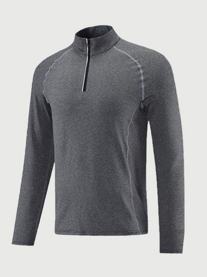 Camisa deportiva hombre con cierre rápido