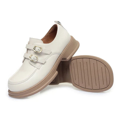 Mocasines Clásicos Doble Hebilla Elegantes