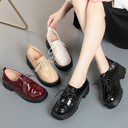 Zapatos Planos de Piel Sintética Confortables - Vestiria