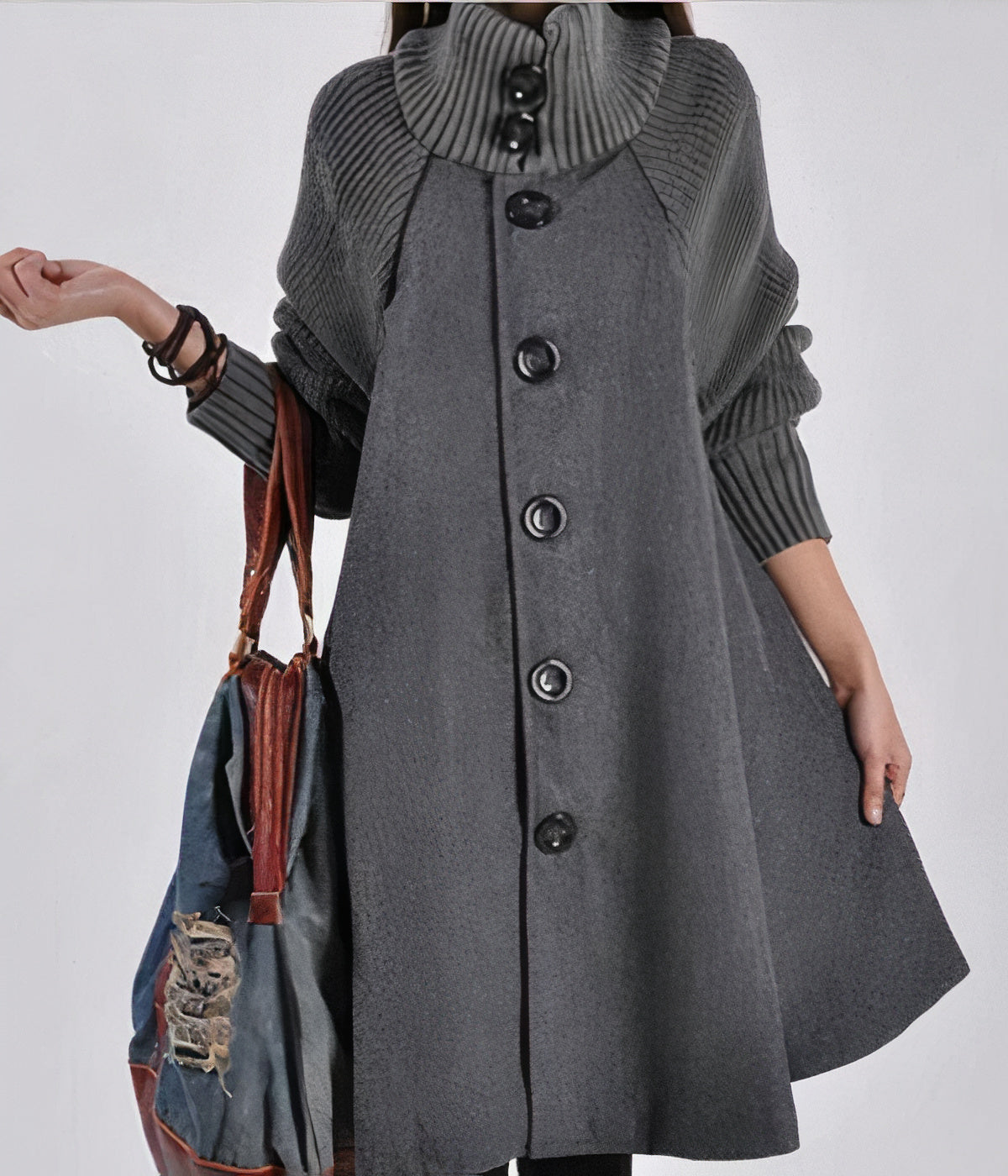 Abrigo Mujer Invierno Cálido Elegante