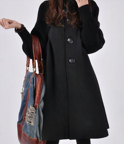 Abrigo Mujer Invierno Cálido Elegante