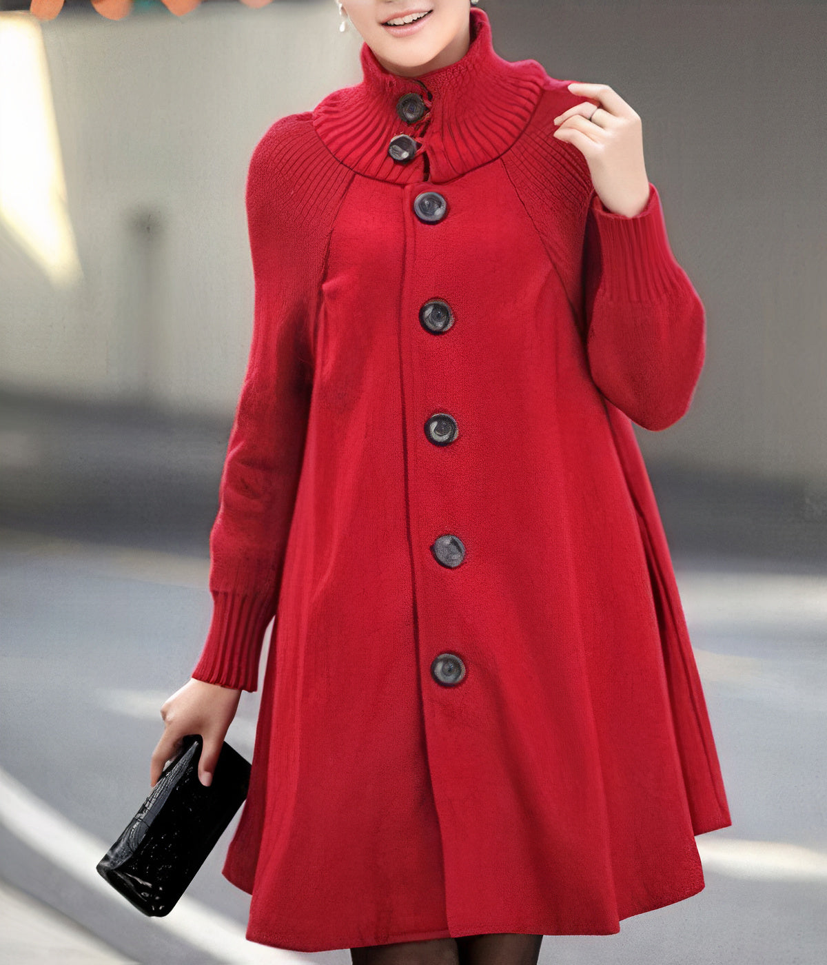 Abrigo Mujer Invierno Cálido Elegante - Vestiria