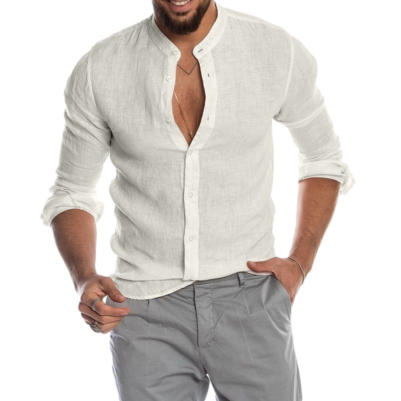 Camisa Lino Fresca Estilosa - Vestiria