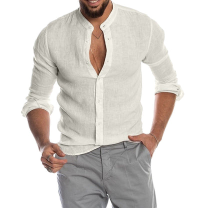 Camisa Lino Fresca Estilosa - Vestiria
