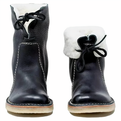 Botas de nieve de piel cálido invierno - Vestiria