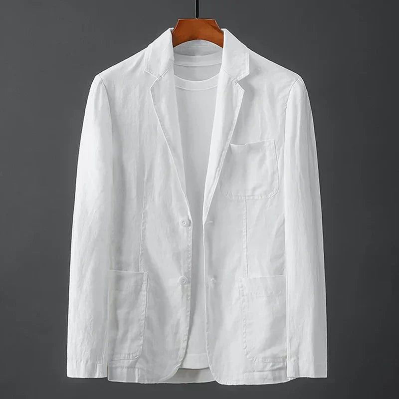 Chaquetón Lino Clásico Elegante