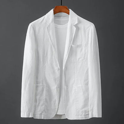 Chaquetón Lino Clásico Elegante