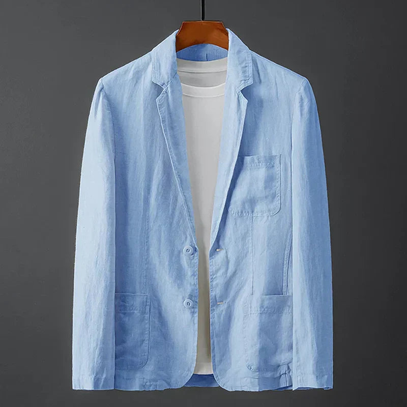 Chaquetón Lino Clásico Elegante - Vestiria