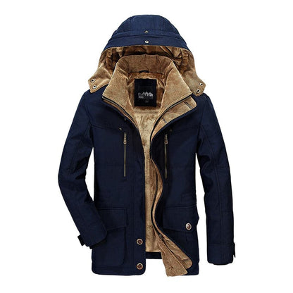 Chaqueta Invierno Abultada con Bolsillos Prácticos