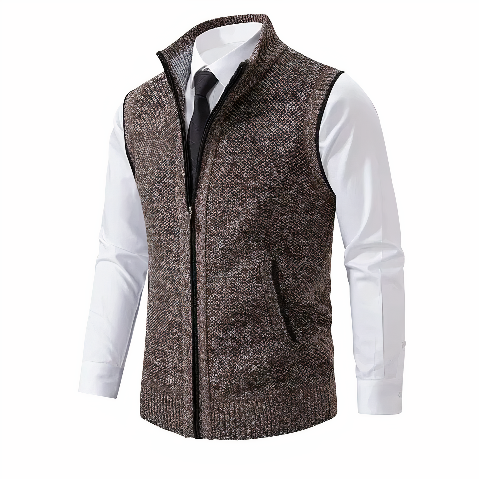Chaleco Cuero Estilo Clásico para Hombre - Vestiria