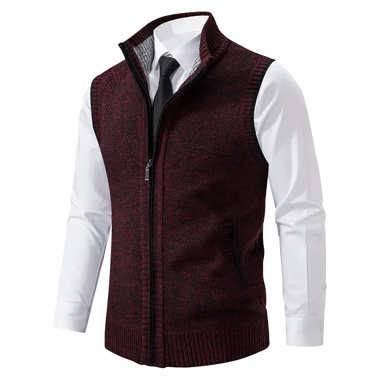 Chaleco Cuero Estilo Clásico para Hombre