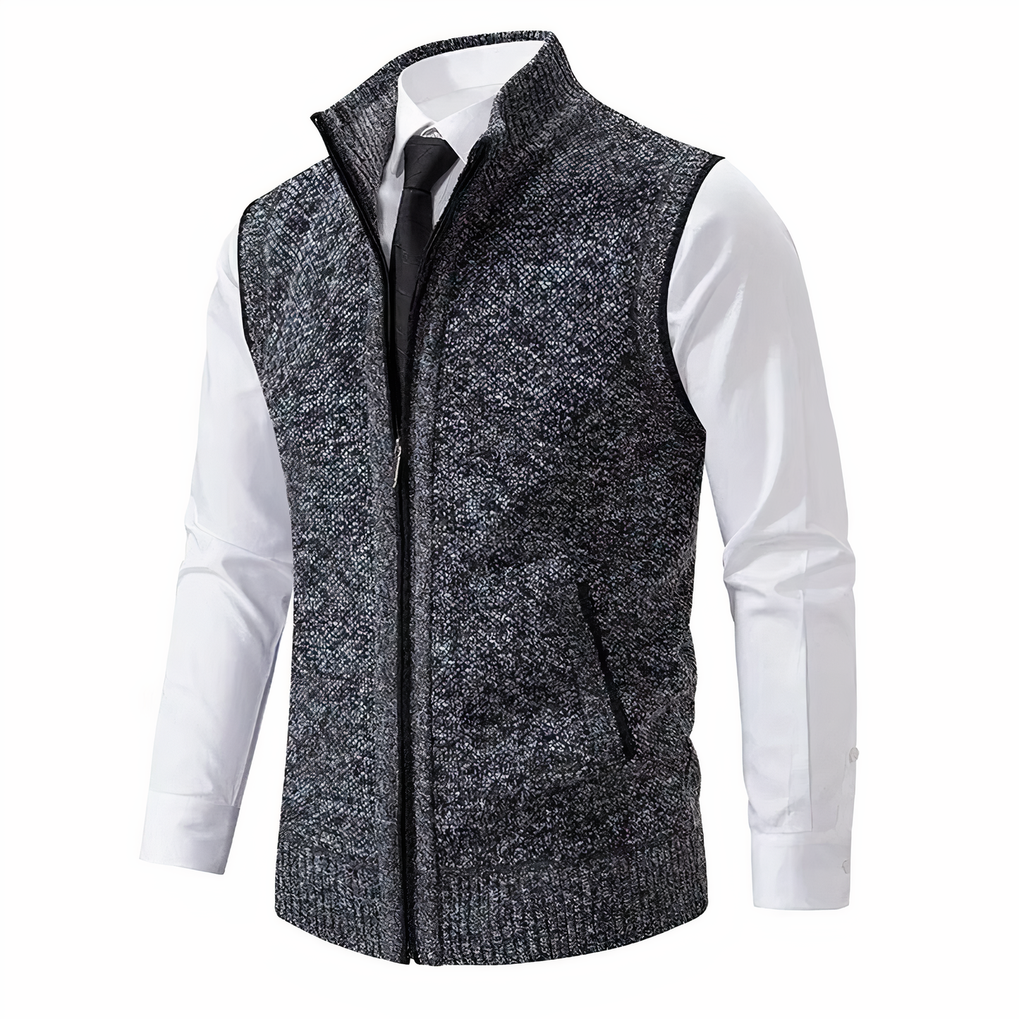 Chaleco Cuero Estilo Clásico para Hombre