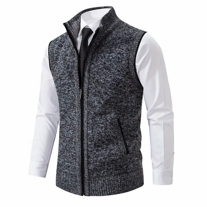 Chaleco Cuero Estilo Clásico para Hombre