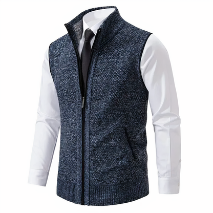 Chaleco Cuero Estilo Clásico para Hombre