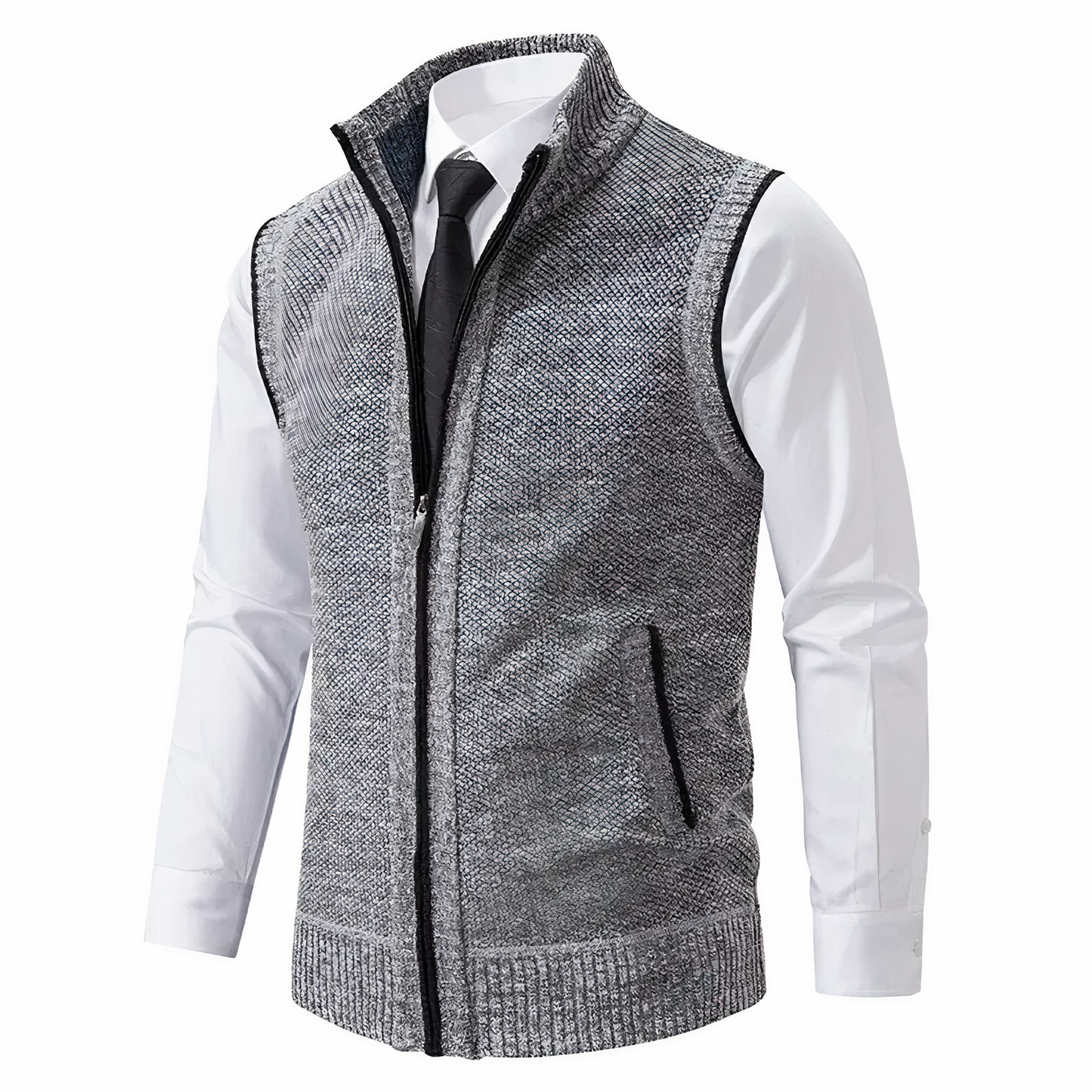 Chaleco Cuero Estilo Clásico para Hombre