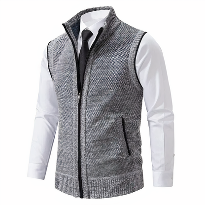 Chaleco Cuero Estilo Clásico para Hombre