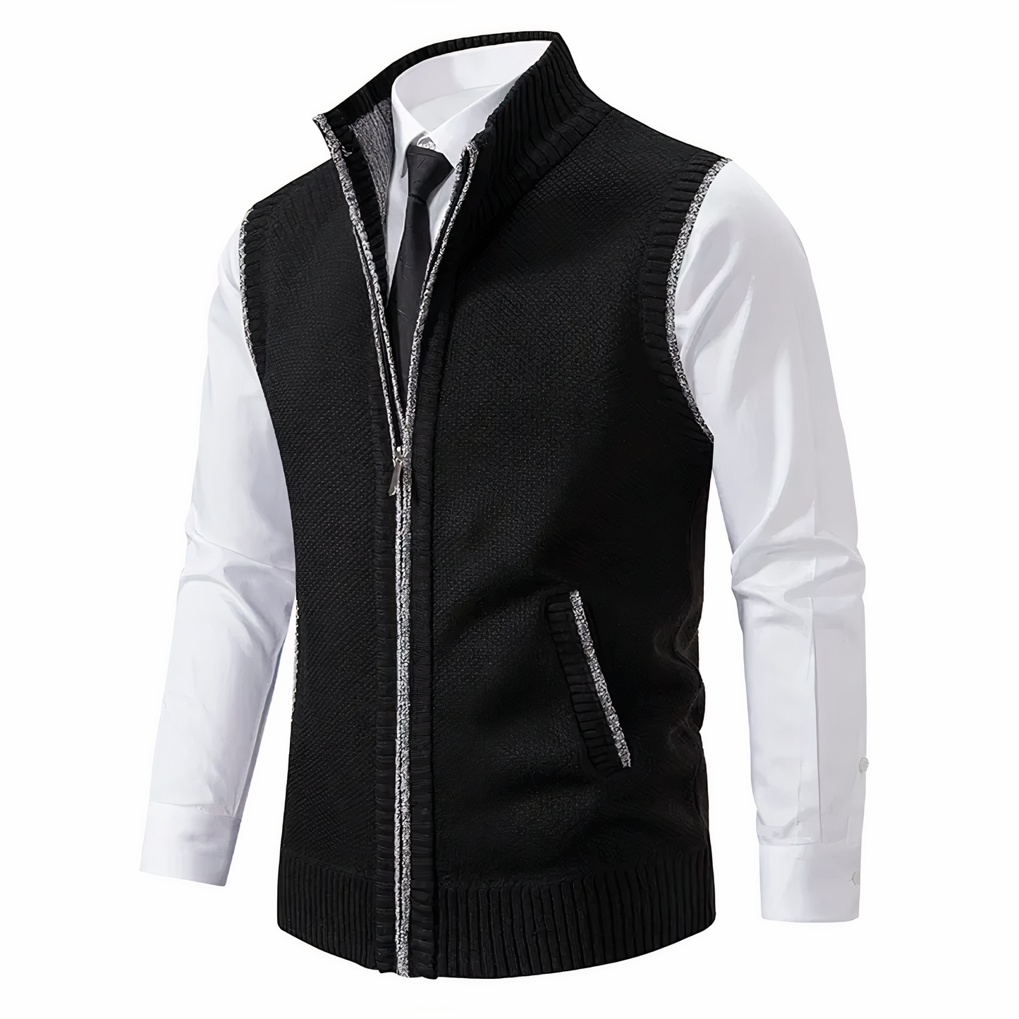 Chaleco Cuero Estilo Clásico para Hombre