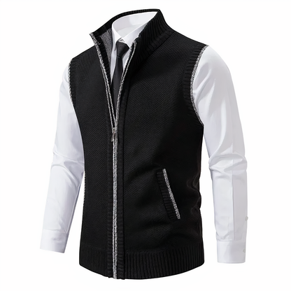 Chaleco Cuero Estilo Clásico para Hombre