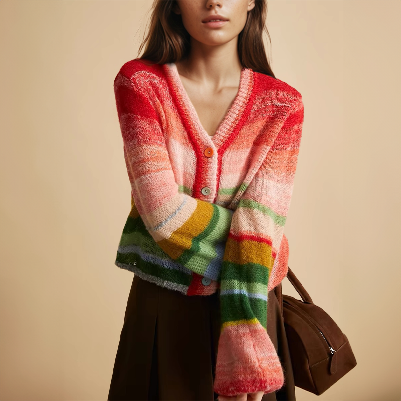Jersey Cárdigan Suave Estilo Invierno - Vestiria