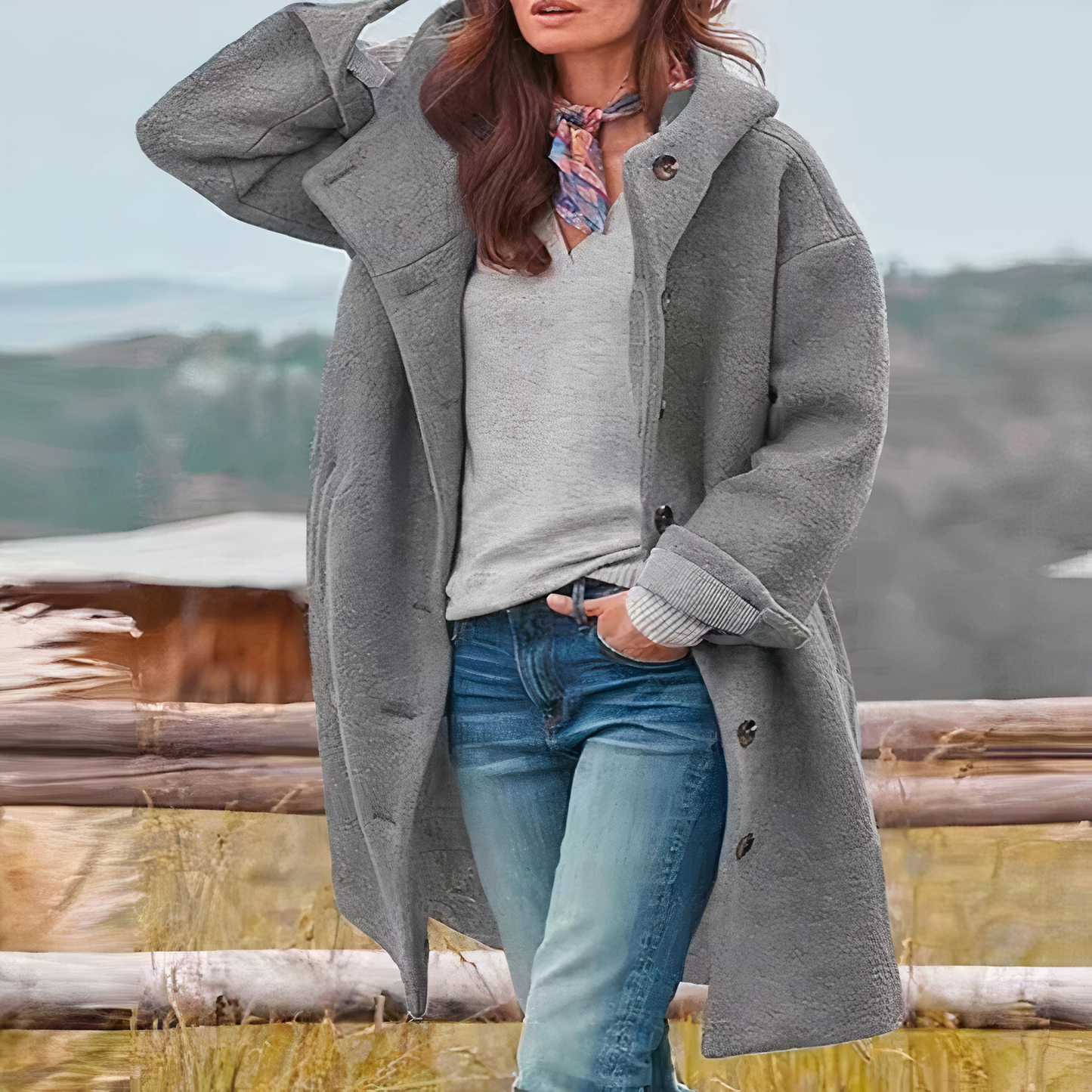 Chaquetón de Lana Cálido Invernal