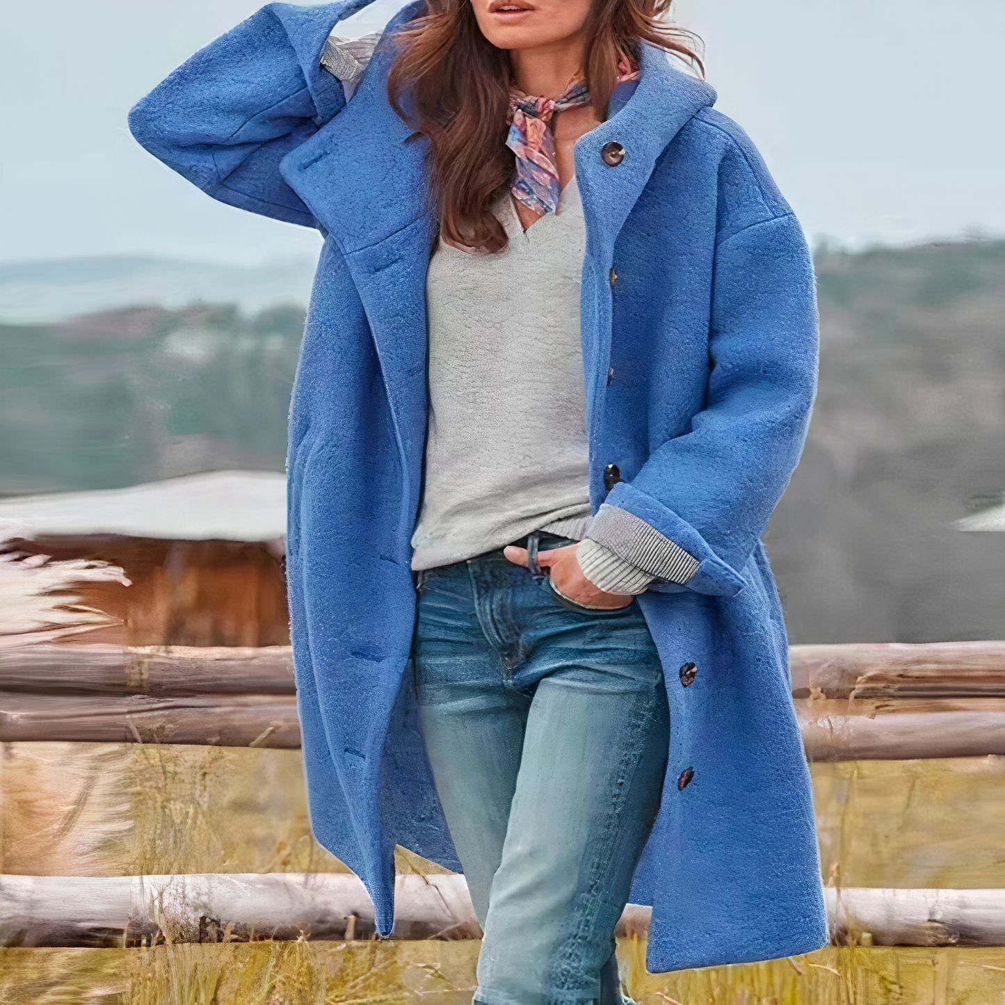 Chaquetón de Lana Cálido Invernal