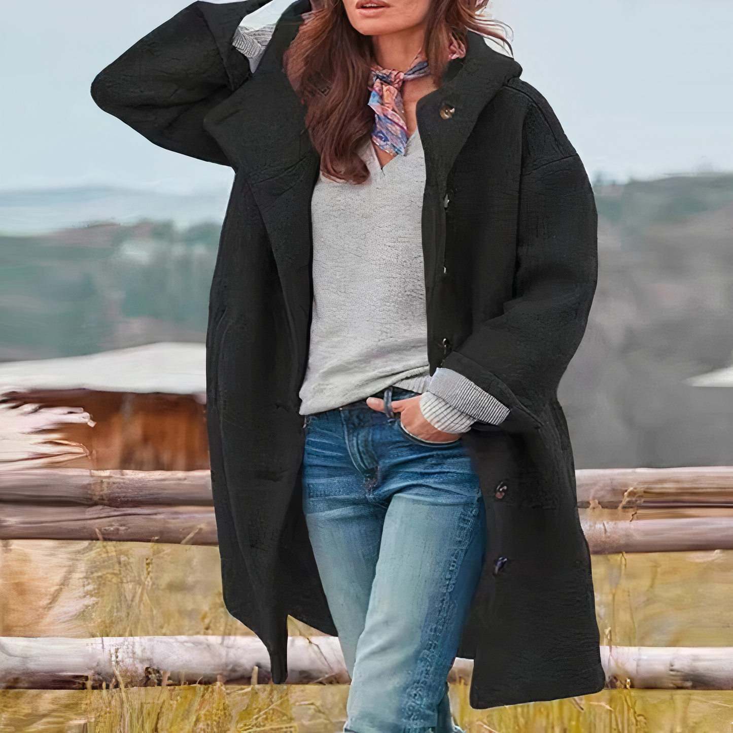 Chaquetón de Lana Cálido Invernal