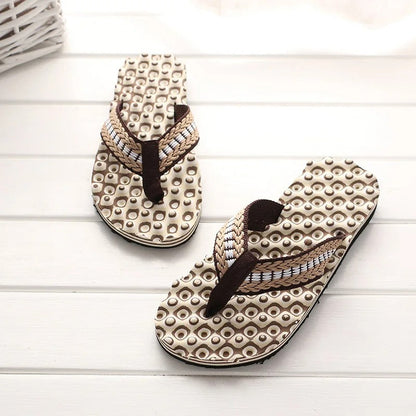 Chanclas de tela trenzada cómodas ECKO