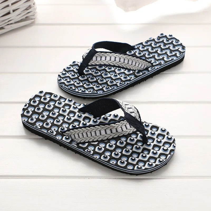 Chanclas de tela trenzada cómodas ECKO - Vestiria