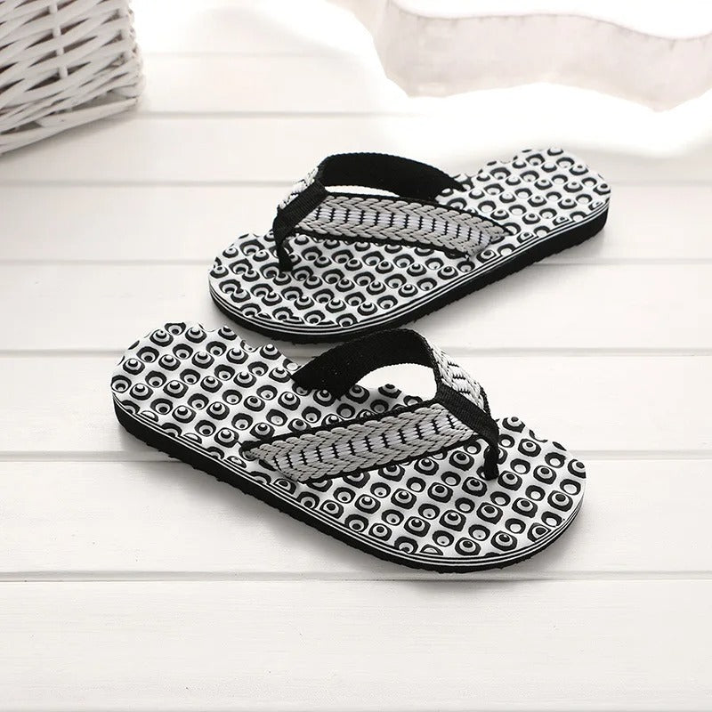 Chanclas de tela trenzada cómodas ECKO