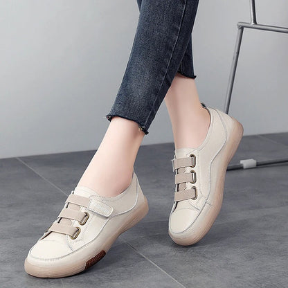 Zapatillas Mujer Contraídas Punta Brillante