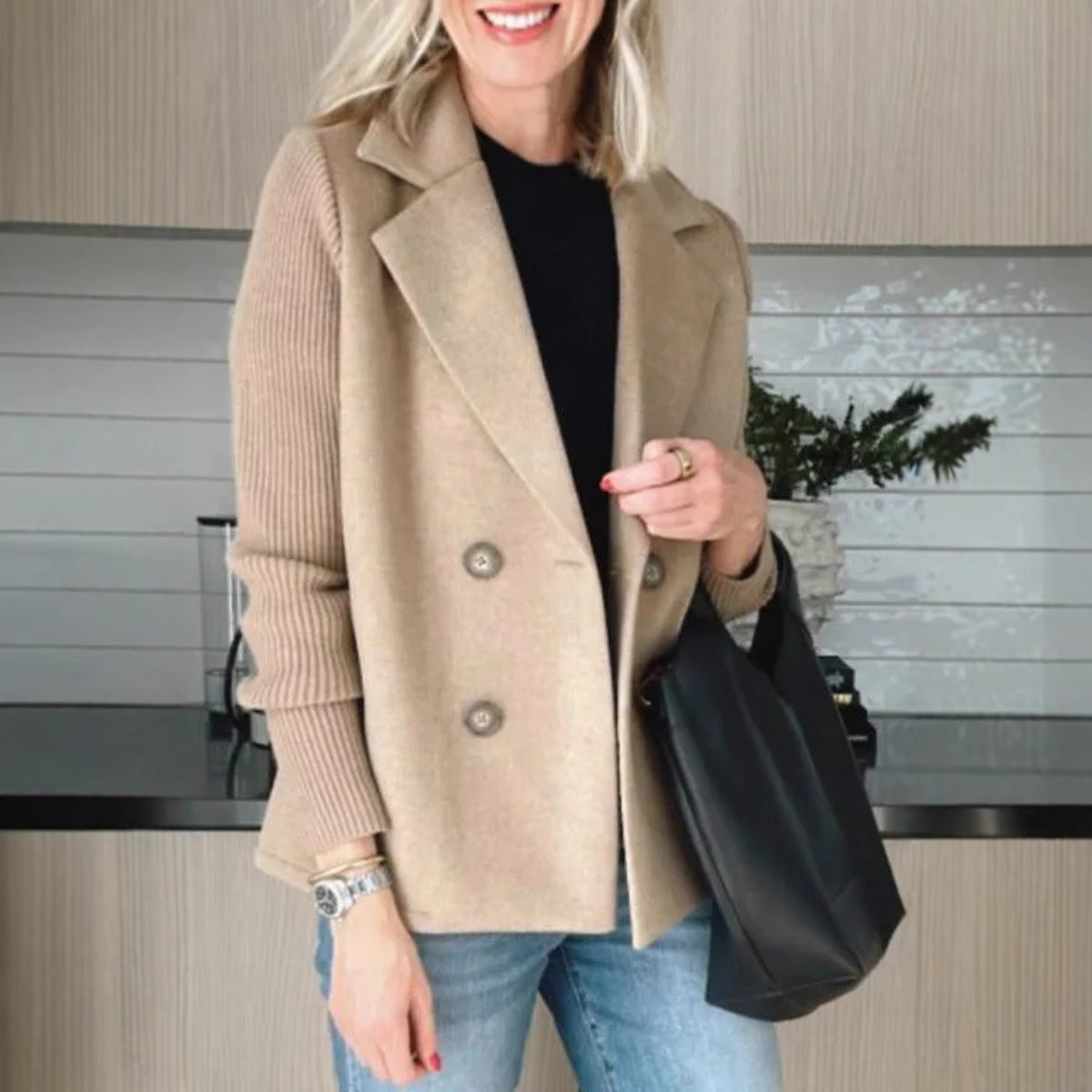 Chaquetón Mujer Grande Corte Clásico