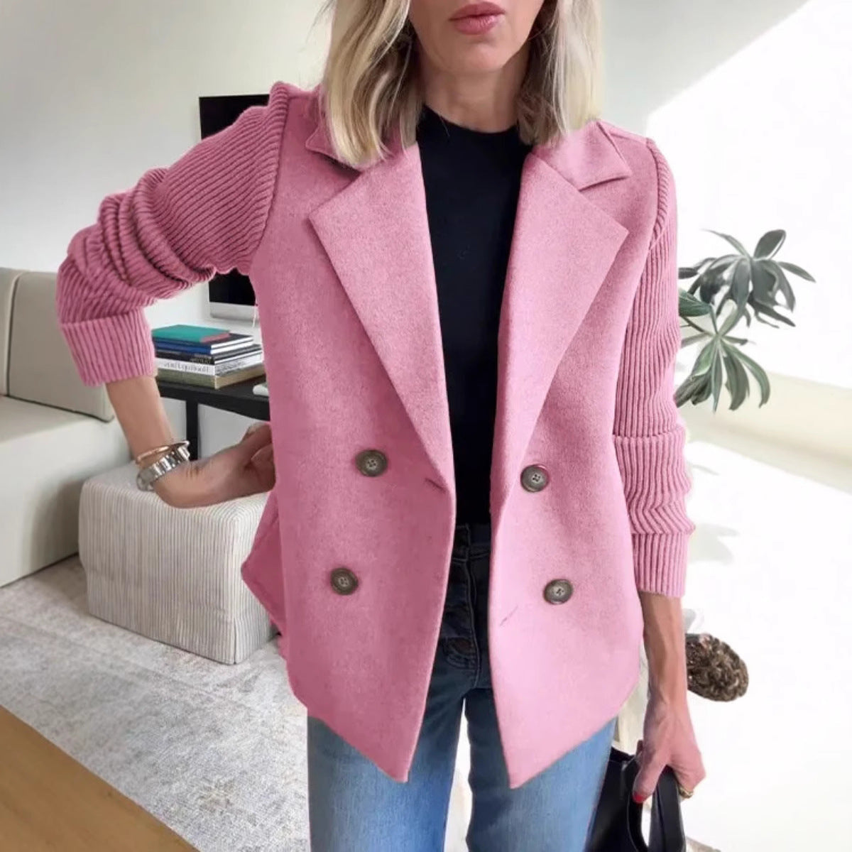 Chaquetón Mujer Grande Corte Clásico