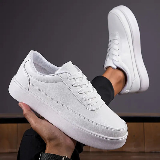 Zapatillas Skate Blancas Hombre Deportivas - Vestiria