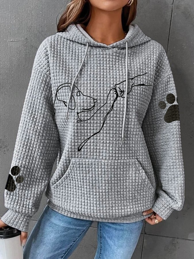 Chaquetón mujer capucha suave y elegante