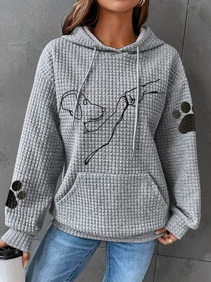 Chaquetón mujer capucha suave y elegante