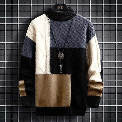 Jersey Hombre Cuello Alto Estampado Actualizado