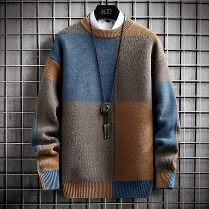 Chaquetón Hombre Diseño Geométrico Suave