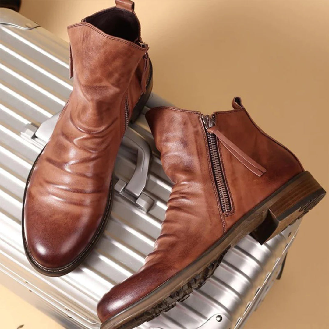Botas Invierno Hombre Cremallera Impermeable - Vestiria
