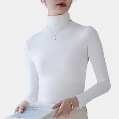 Sudadera Mujer Cuello Alto Mangas Largas