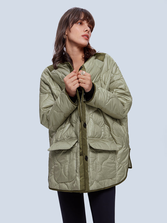 Chaqueta Acolchada Mujer Estilo Invernal - Vestiria